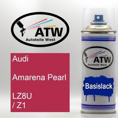 Audi, Amarena Pearl, LZ8U / Z1: 400ml Sprühdose, von ATW Autoteile West.